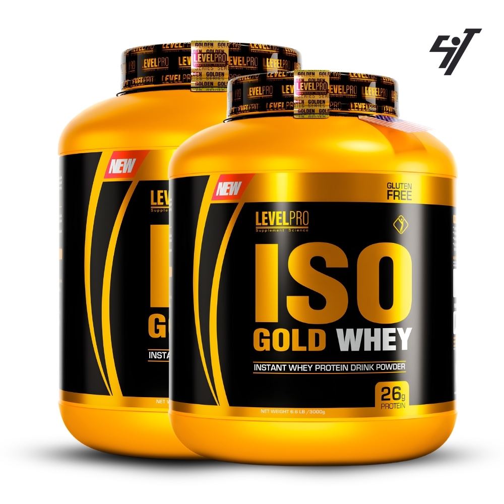 Iso Gold Whey 6.6Lbs Vainilla Pack X2
