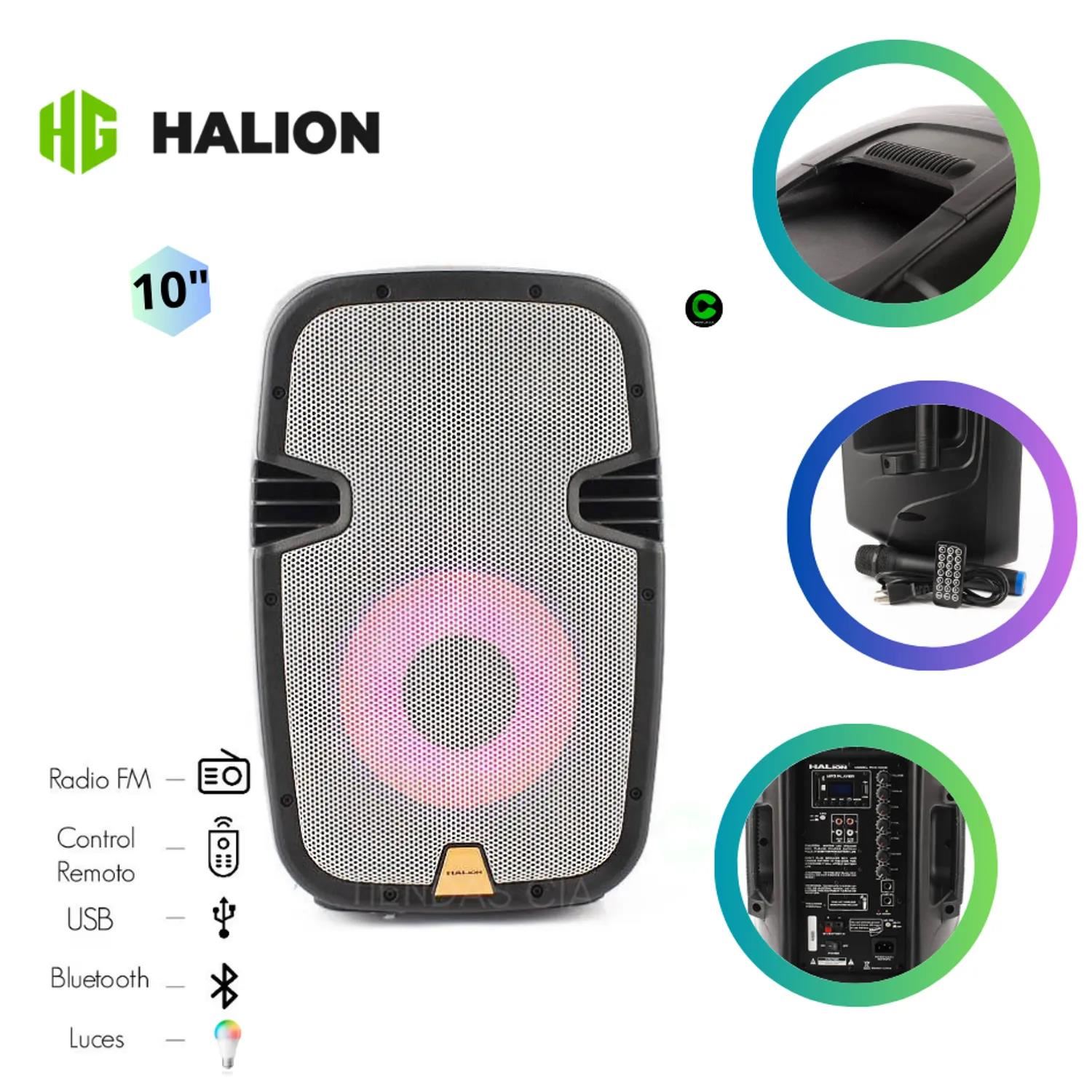 Parlante Portátil Helión PHA-10MB 10” 1000W PMPO USB BT