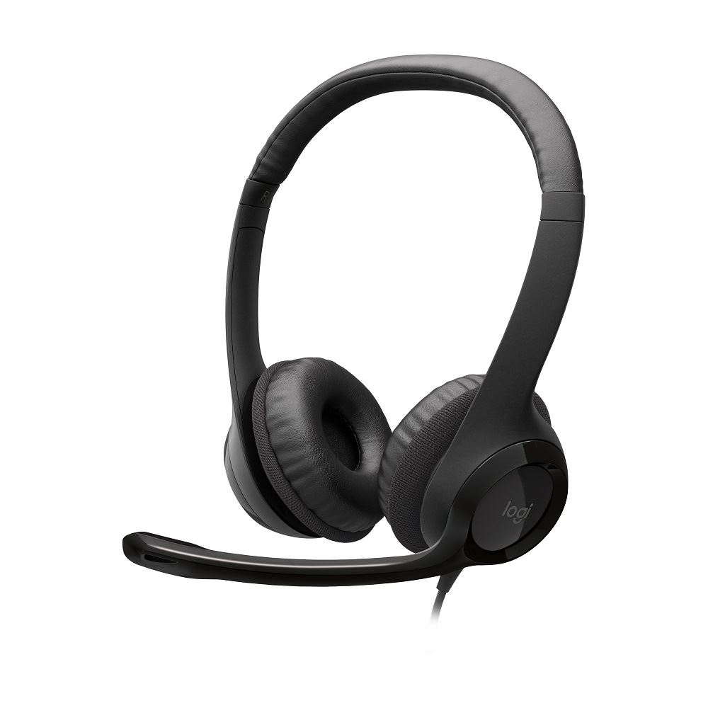 AUDIFONO CON MICROFONO LOGITECH H390 USB NOISE CANCELLING NEGRO