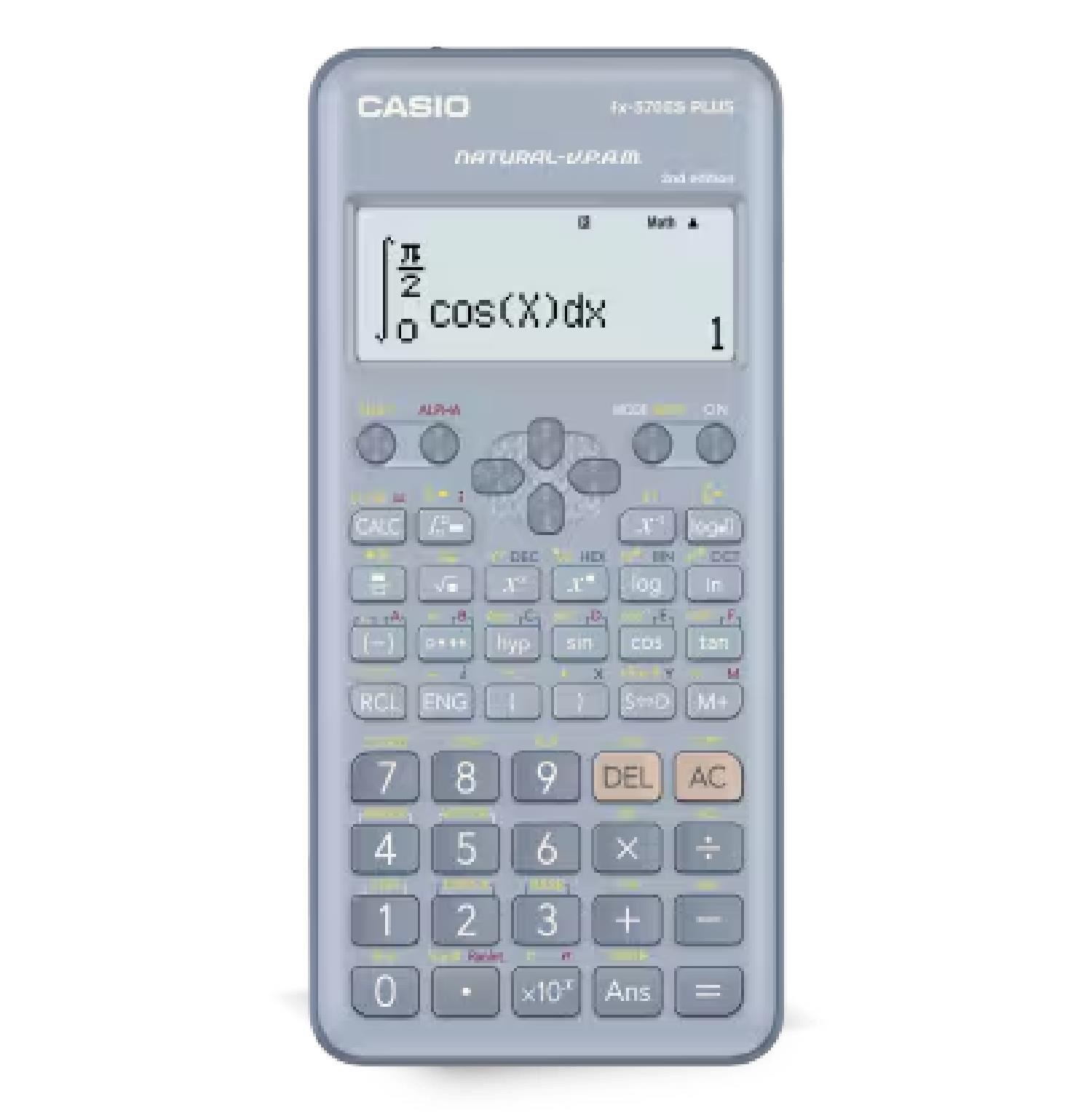 Calculadora Científica Casio Estándar FX-570ES PLUS-2BU - Celeste