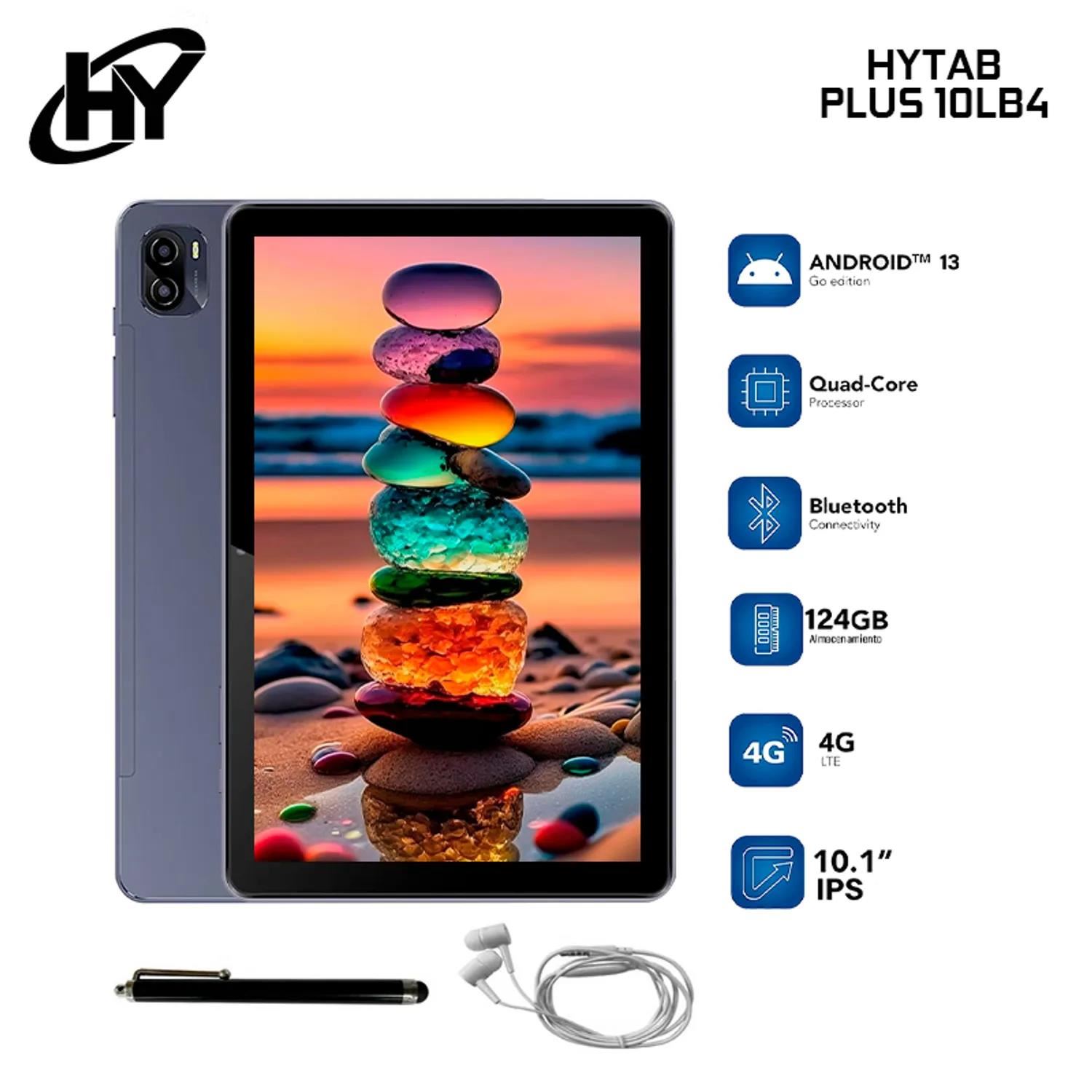 Tablet Hyundai HyTab Plus 10LB4 4GB RAM 128GB ROM Pantalla 10.1” HD IPS