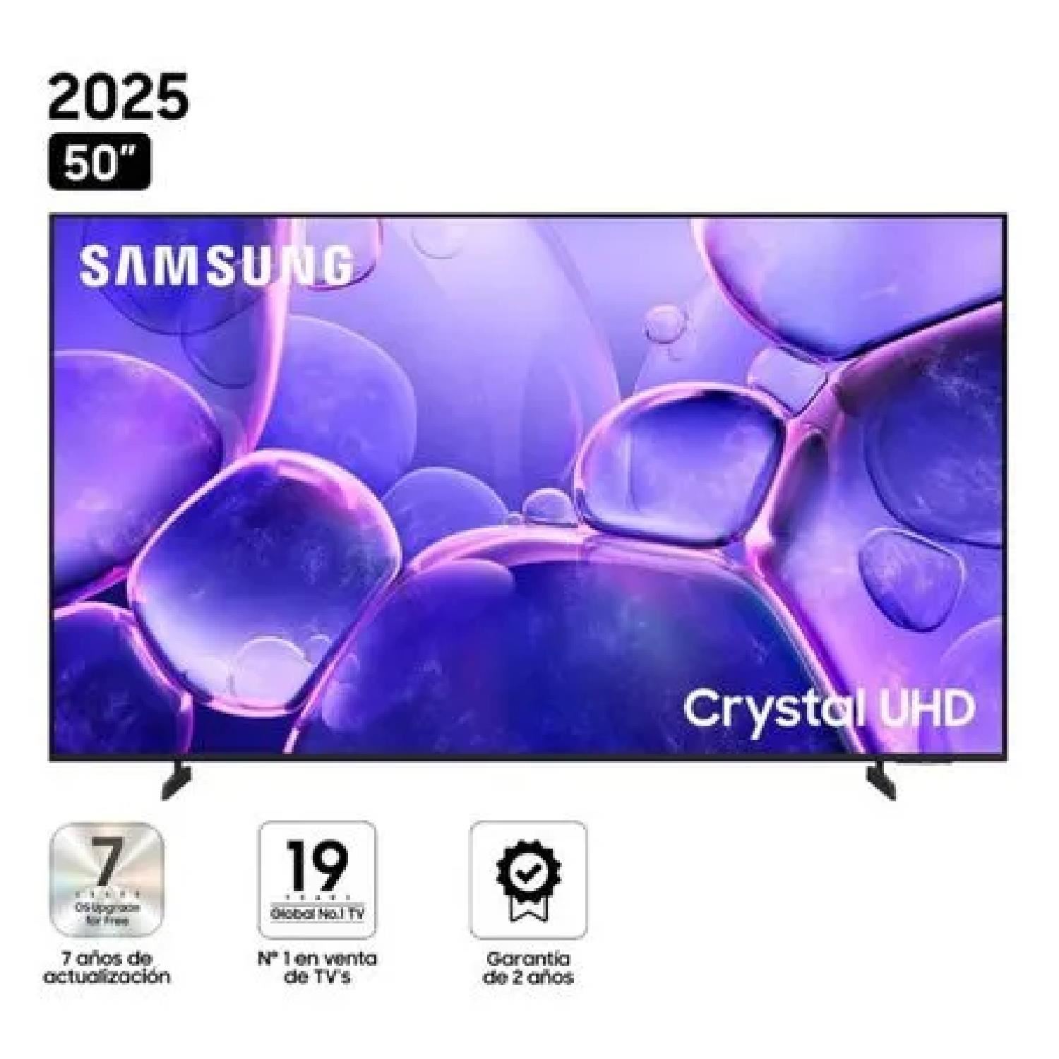 Televisor de 50" Smart Tv Samsung 50U8000F 4K UHD (2025)