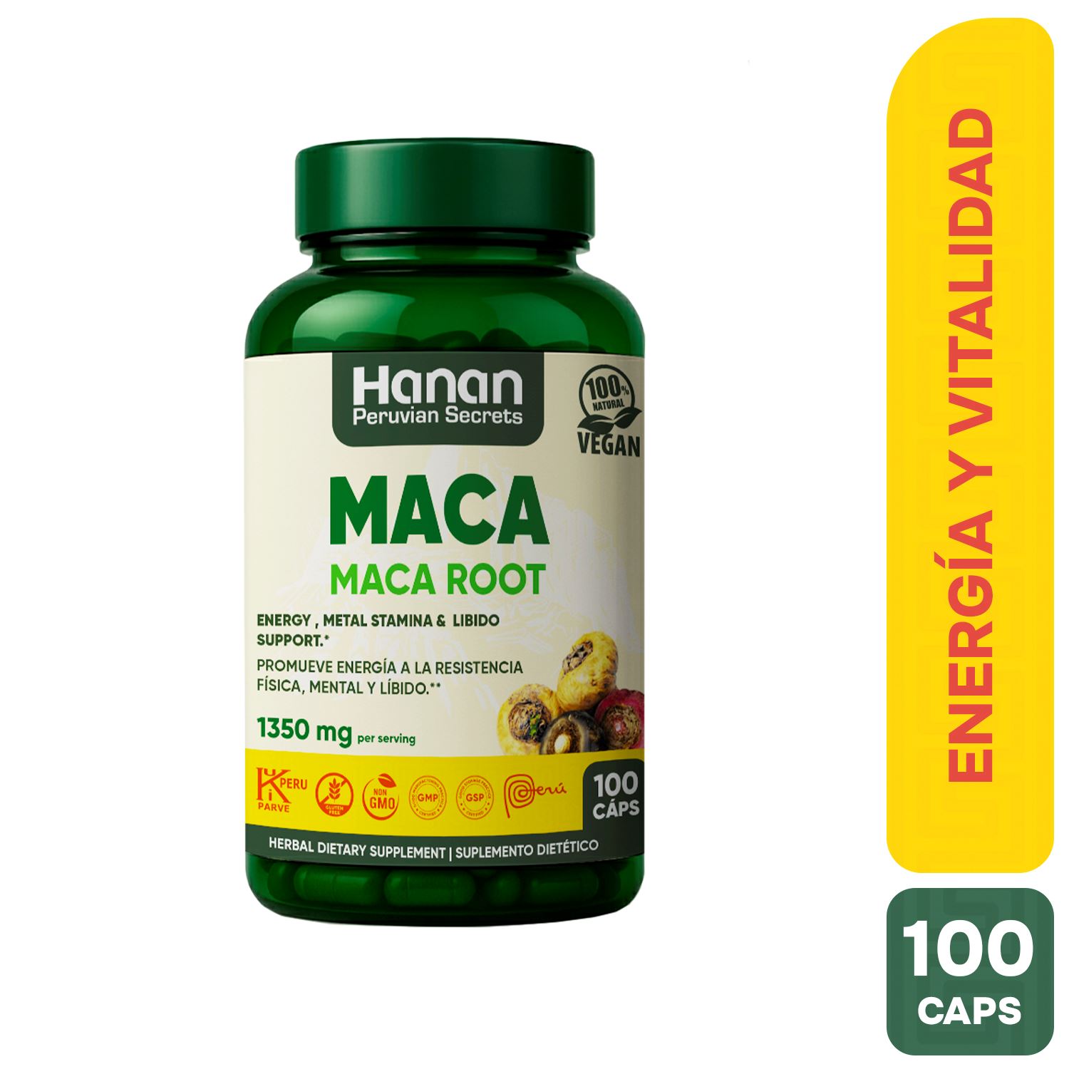 Maca Cápsulas Hanan 100 und
