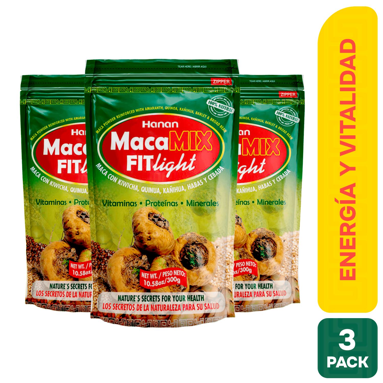 MACA MIX FITLIGHT HANAN TRIPACK 300G