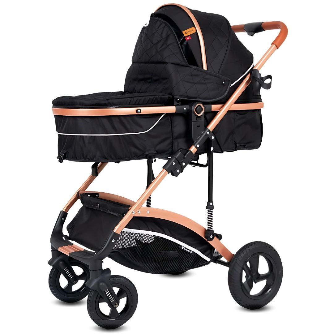 Coche Moisés de Lujo «MADYN» Edición Limitada Black