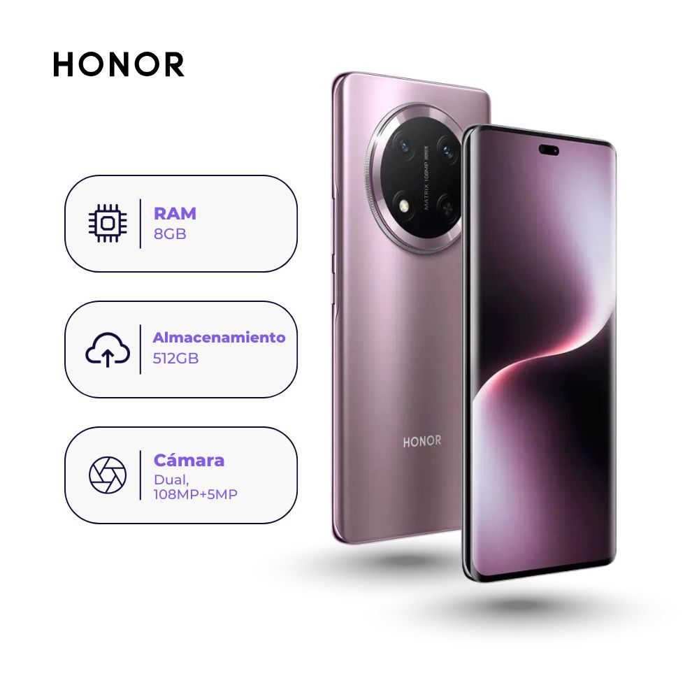 Honor Magic 7 Lite 512GB 8GB Ram Color Morado