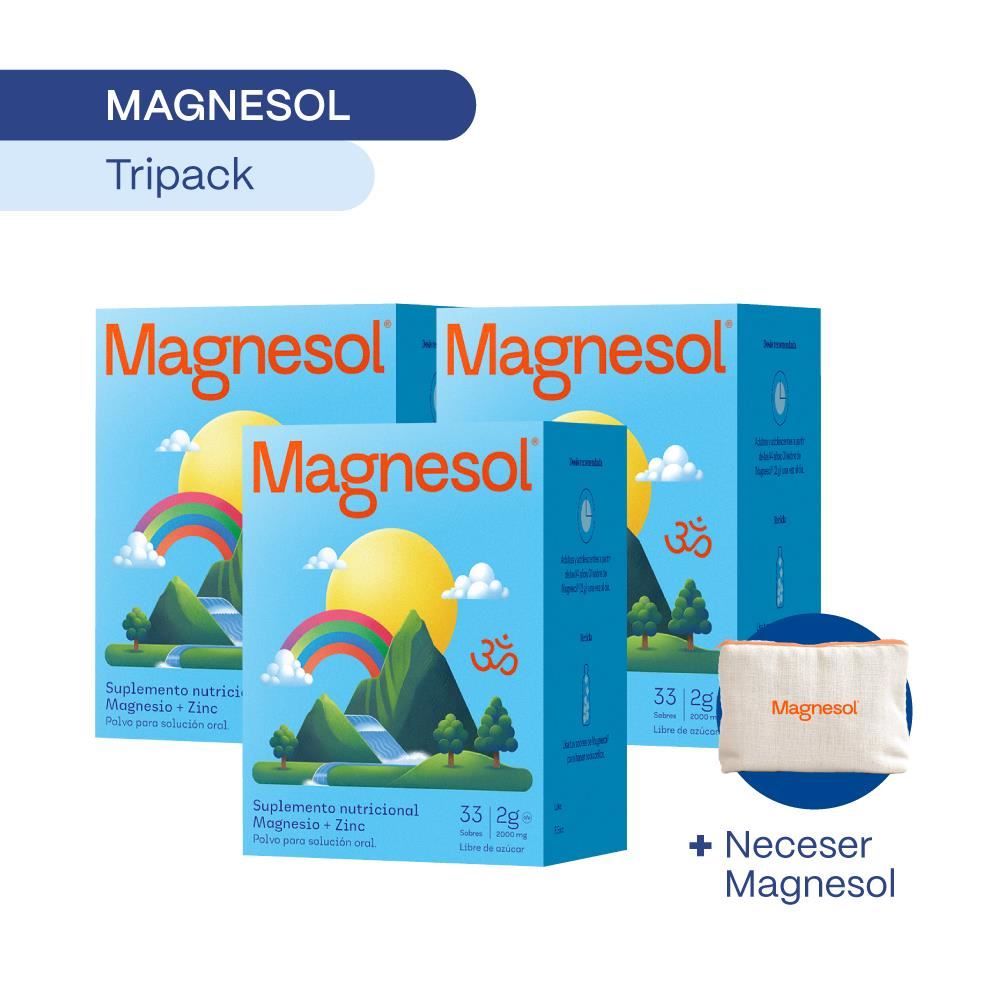 TRIPACK: MAGNESOL CLÁSICO x 33 sobres