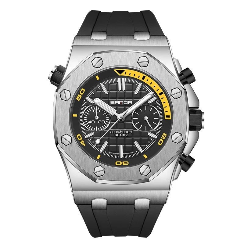 Reloj Hombre SANDA 7027 Análogo Negro