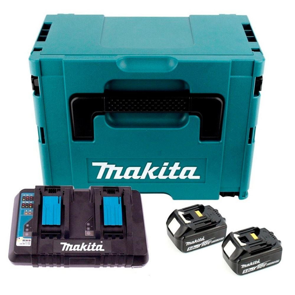 Makita Atornillador Impacto 1/4 18v 155 Nm 2x5.0 Ah+Makpack - Vultec