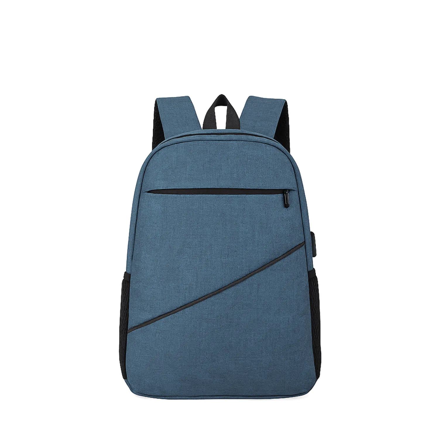 Mochila Urbana Porta Laptop Azul Acero