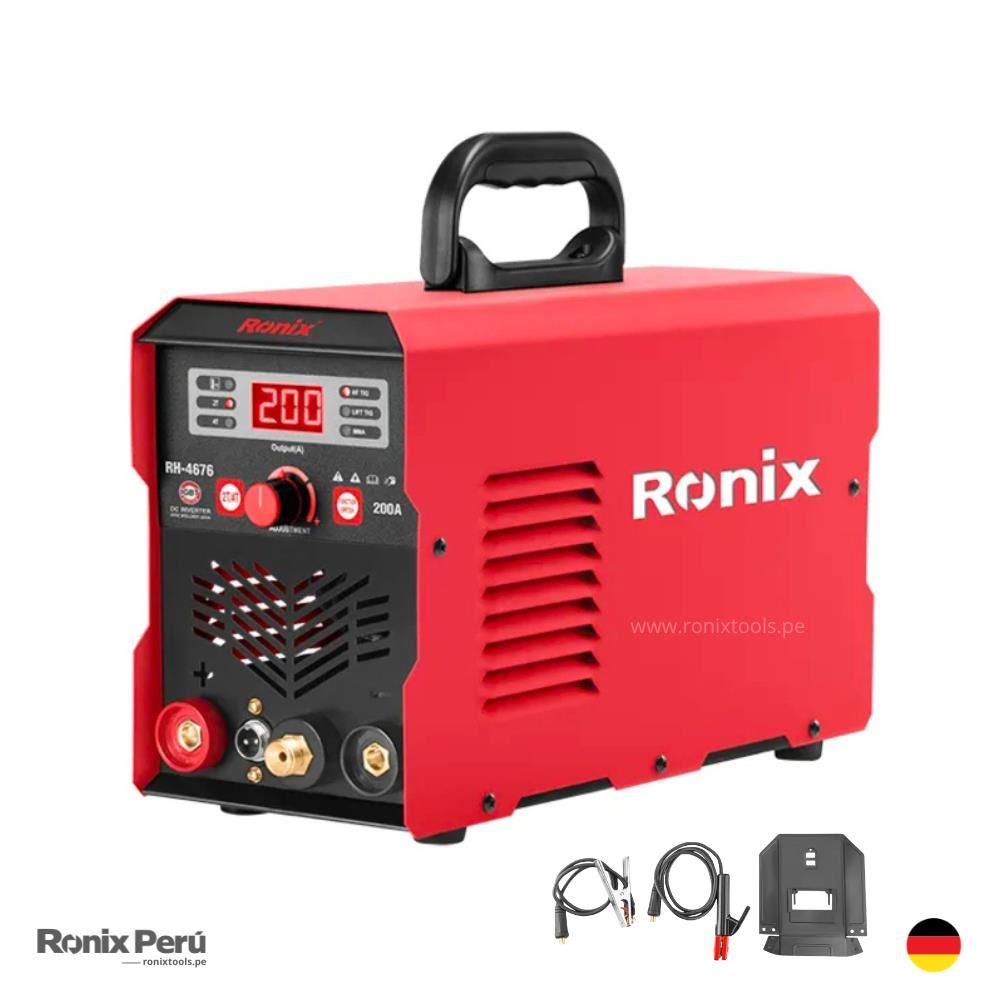 Máquina de Soldar Inverter TIG/MMA 200A IGBT Ronix RH-4676