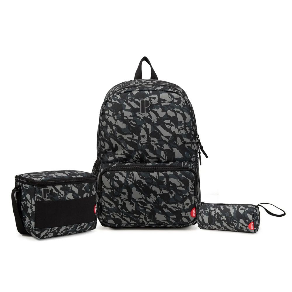 TRIPACK PORTA MARACAY STUK 3 PIEZAS MOCHILA LONCHERA CARTUCHERA