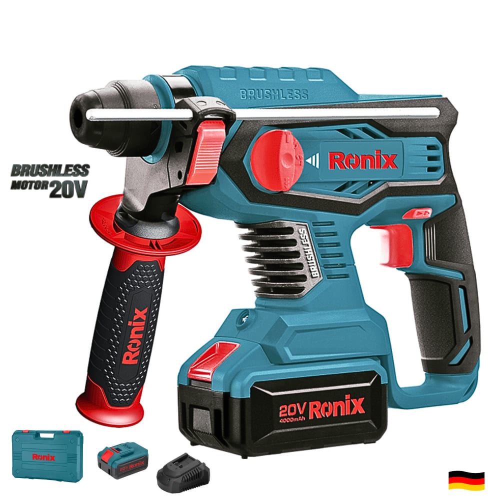 Rotomartillo Inalámbrico 20V 4Ah Brushless RONIX 8910K
