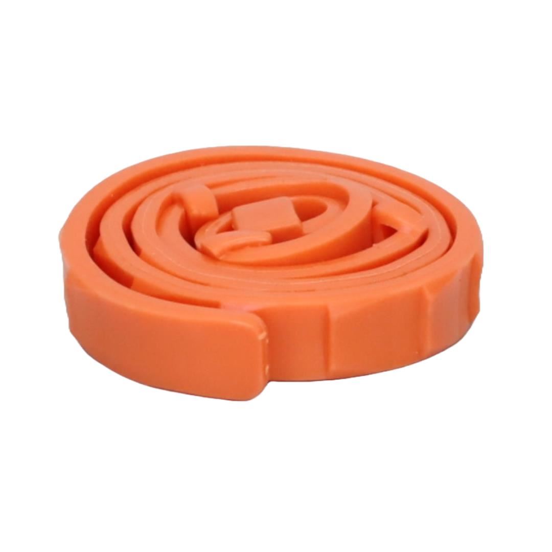 COLLAR ANTIPULGAS PARA PERRO PEQUEÑO EN BOLSA -COLOR NARANJA