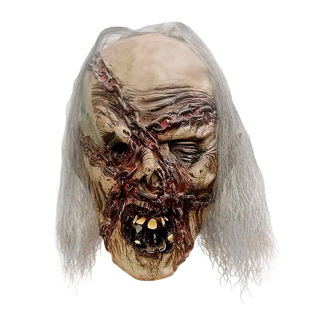 Máscara de Látex Zombie Cara con Cadenas