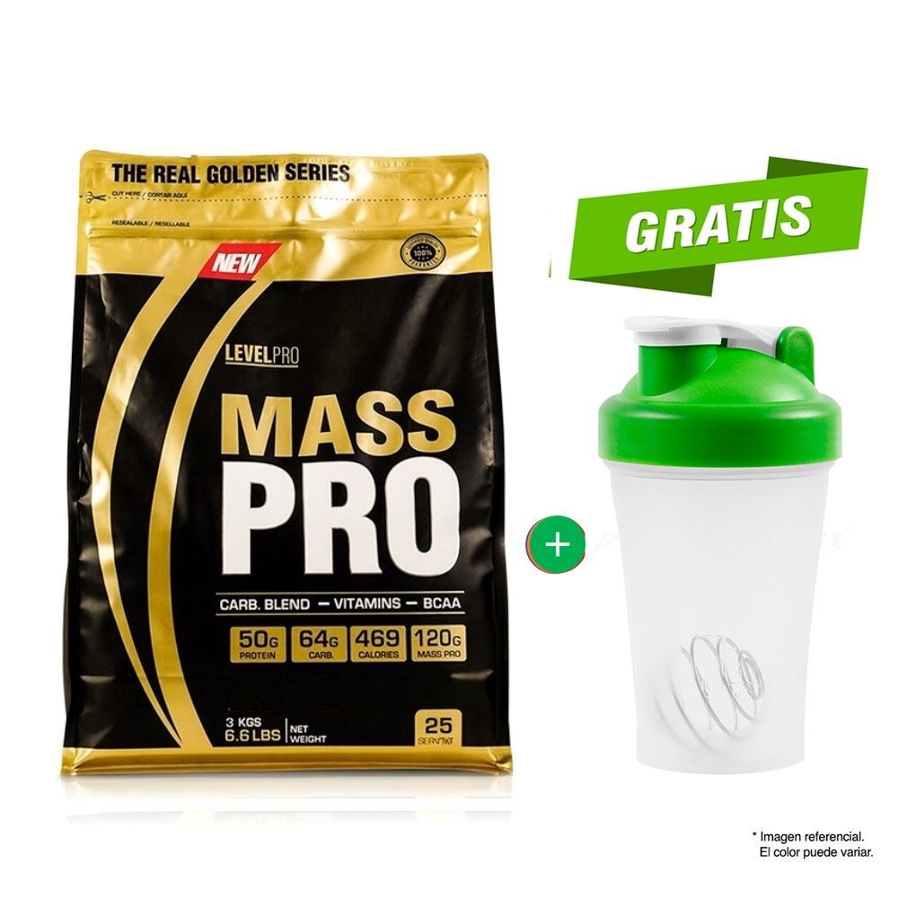 Proteína Level Pro Mass Pro 3 kg Vainilla