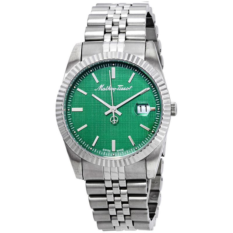 Mathey-Tissot Reloj Mathey III Quartz con esfera verde H810AV