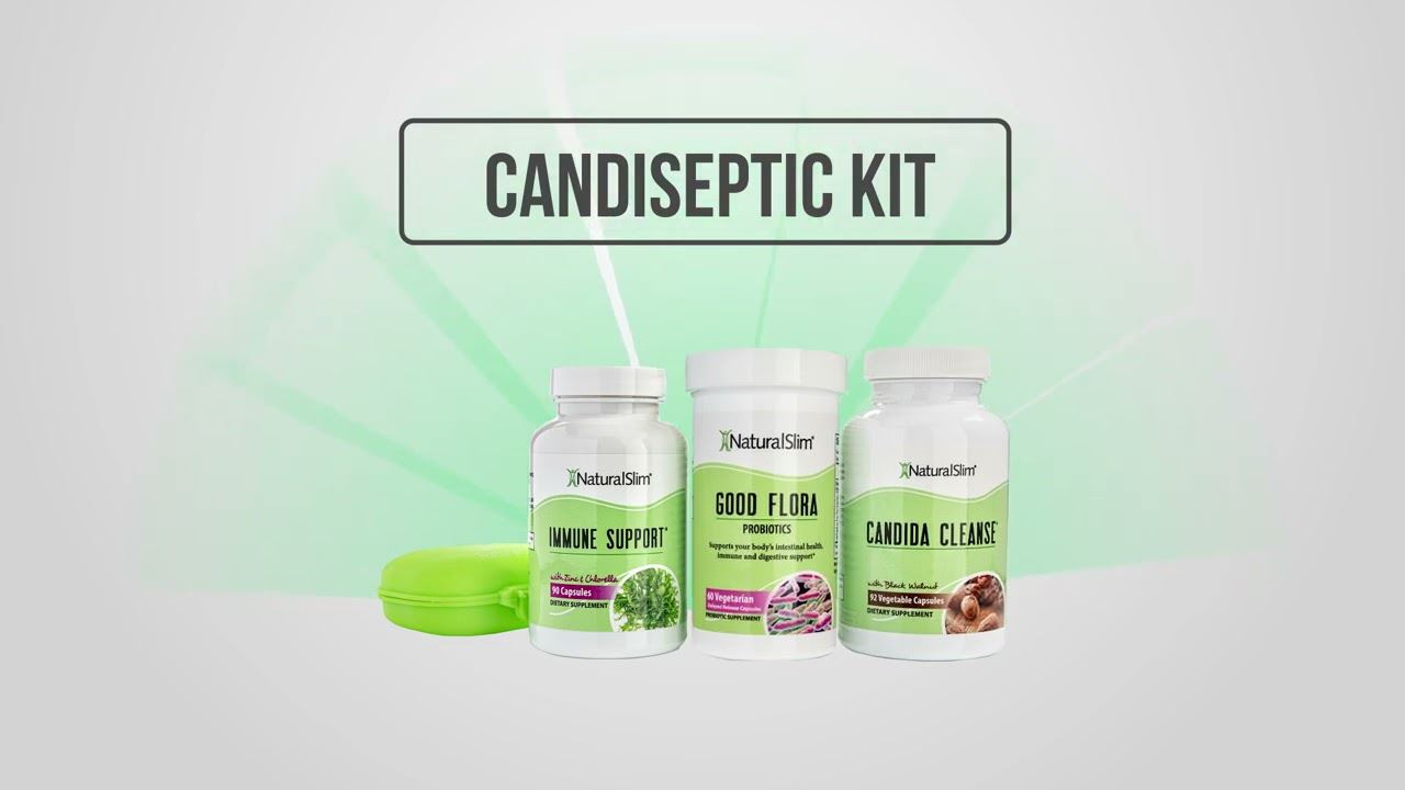 Candiseptic Kit Limpieza de Hongo Candida Albicans - Natural Slim