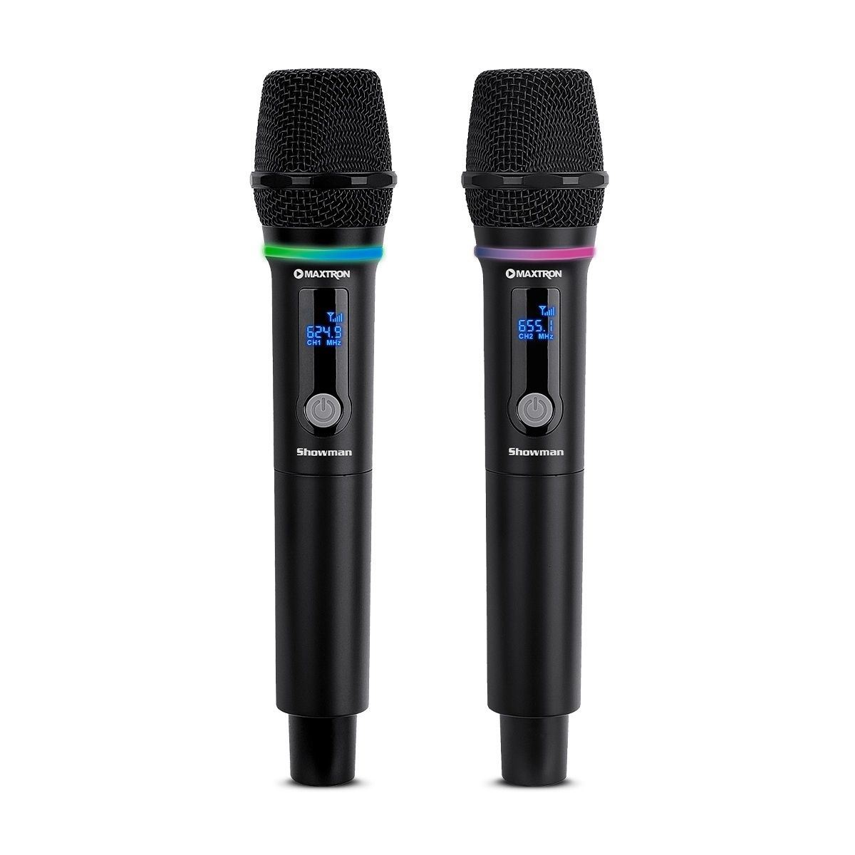Maxtron - Micrófono Showman MX7268WL Wireless Recargable (Pack x2)