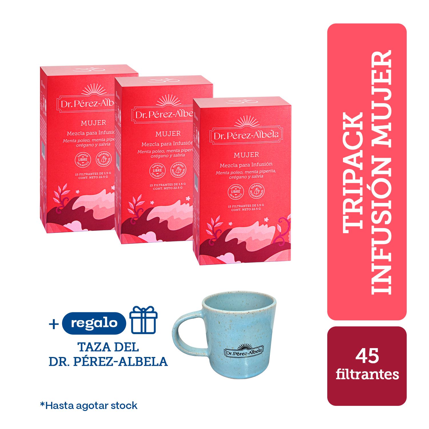 TRIPACK: INFUSIÓN MUJER - Caja x 15 und