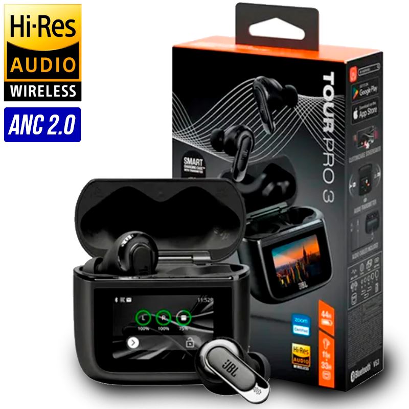 Audífonos Bluetooth Tour Pro 3 con ANC Cancelación Ruido