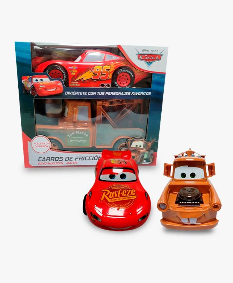 Cars Rayo Mcqueen Vehículo De Fricción 27 Cm