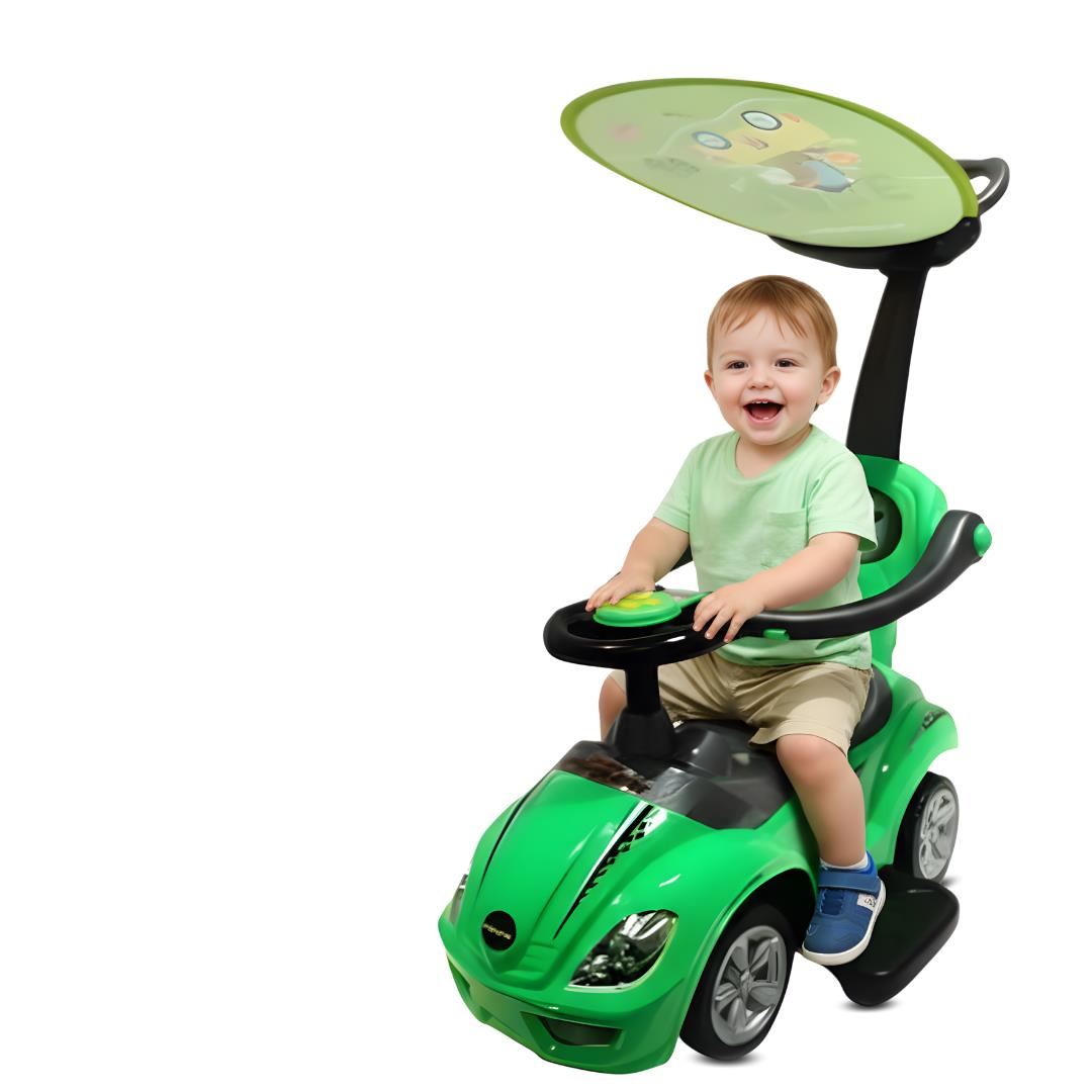 Correpasillo Empujador Buggy «MEGACAR» para Niños Green