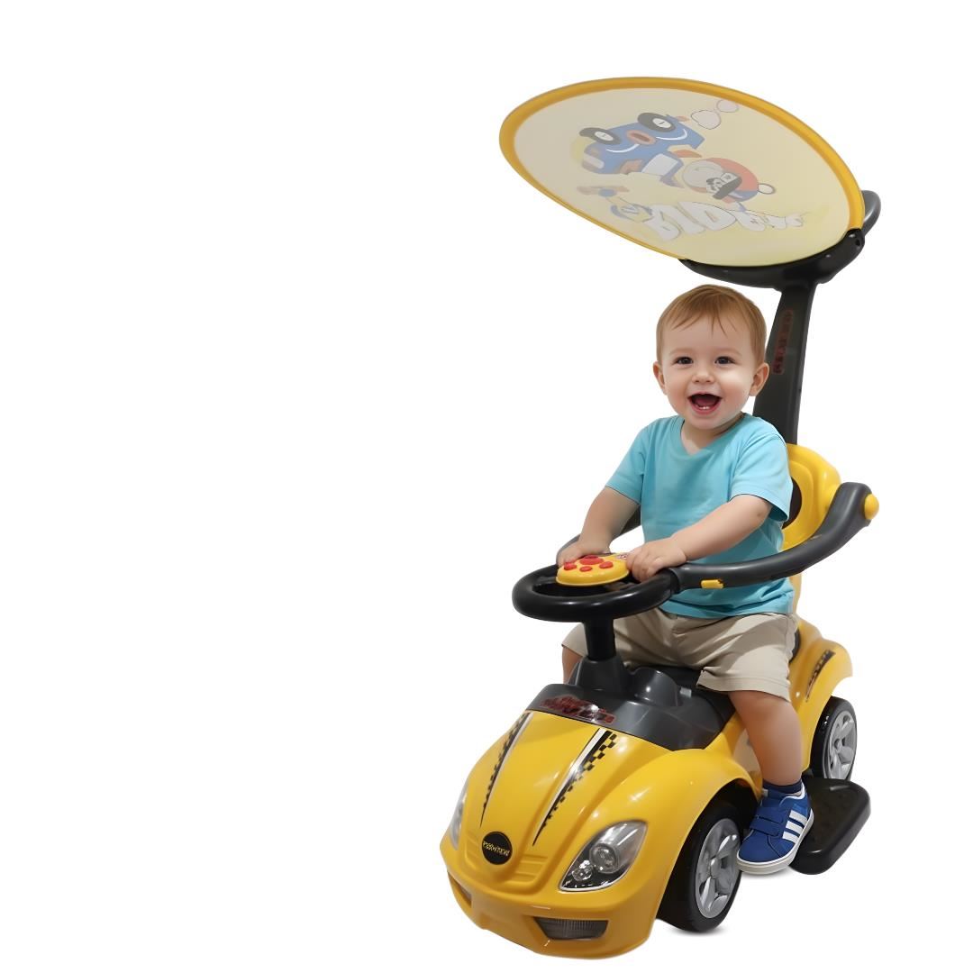 Correpasillo Empujador Buggy «MEGACAR» para Niños Yellow