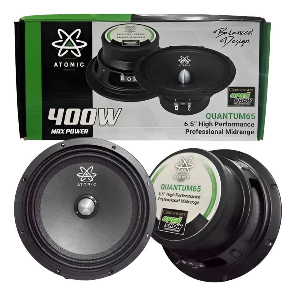 PARLANTES MEDIO RANGO ATOMIC 400WATTS - QUANTUM65