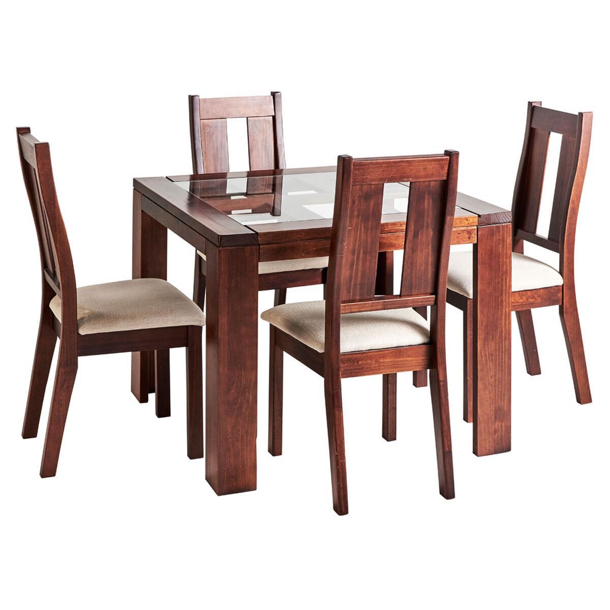 COMEDOR MEDALLA 4 SILLAS - FALOTIH 3M - FLT3MCOM068-4