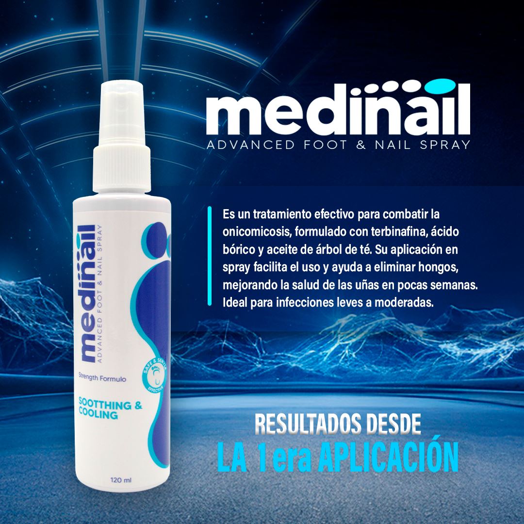 MEDINAIL - SPRAY PARA HONGOS DE PIEL