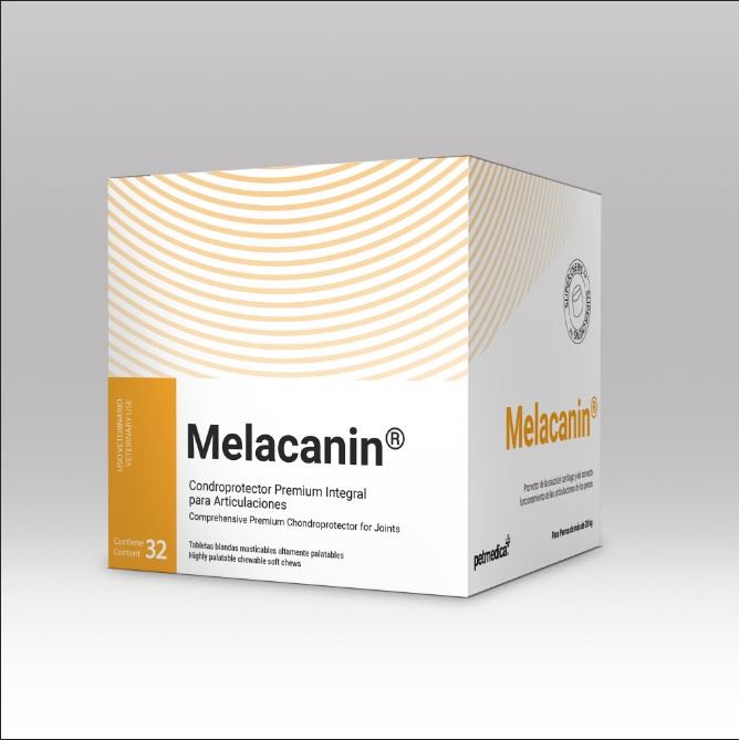 SUPLEMENTO PARA EL MANEJO DE ANSIEDAD Y CICLOS DE SUEÑO PARA PERROS MELACANIN X 32 TABLETAS