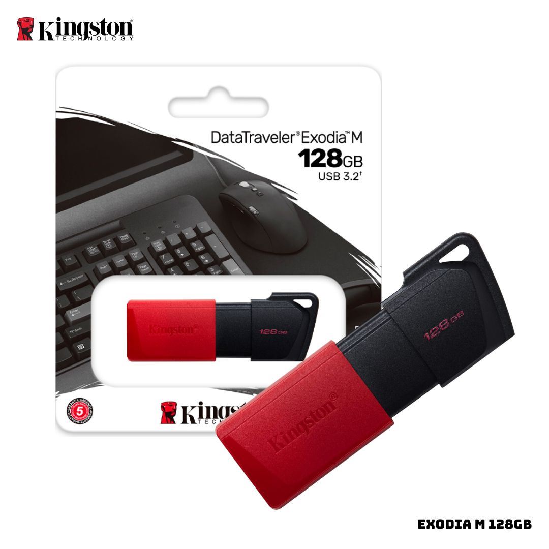 MEMORIA KINGSTON USB 3.2 128GB DATA TRAVELER EXODIA M