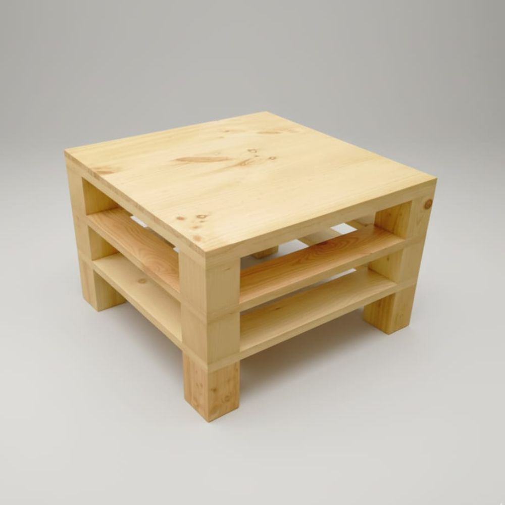 Irresistible Mesa de centro de madera pino Gore – Elegancia Natural y Durabilidad