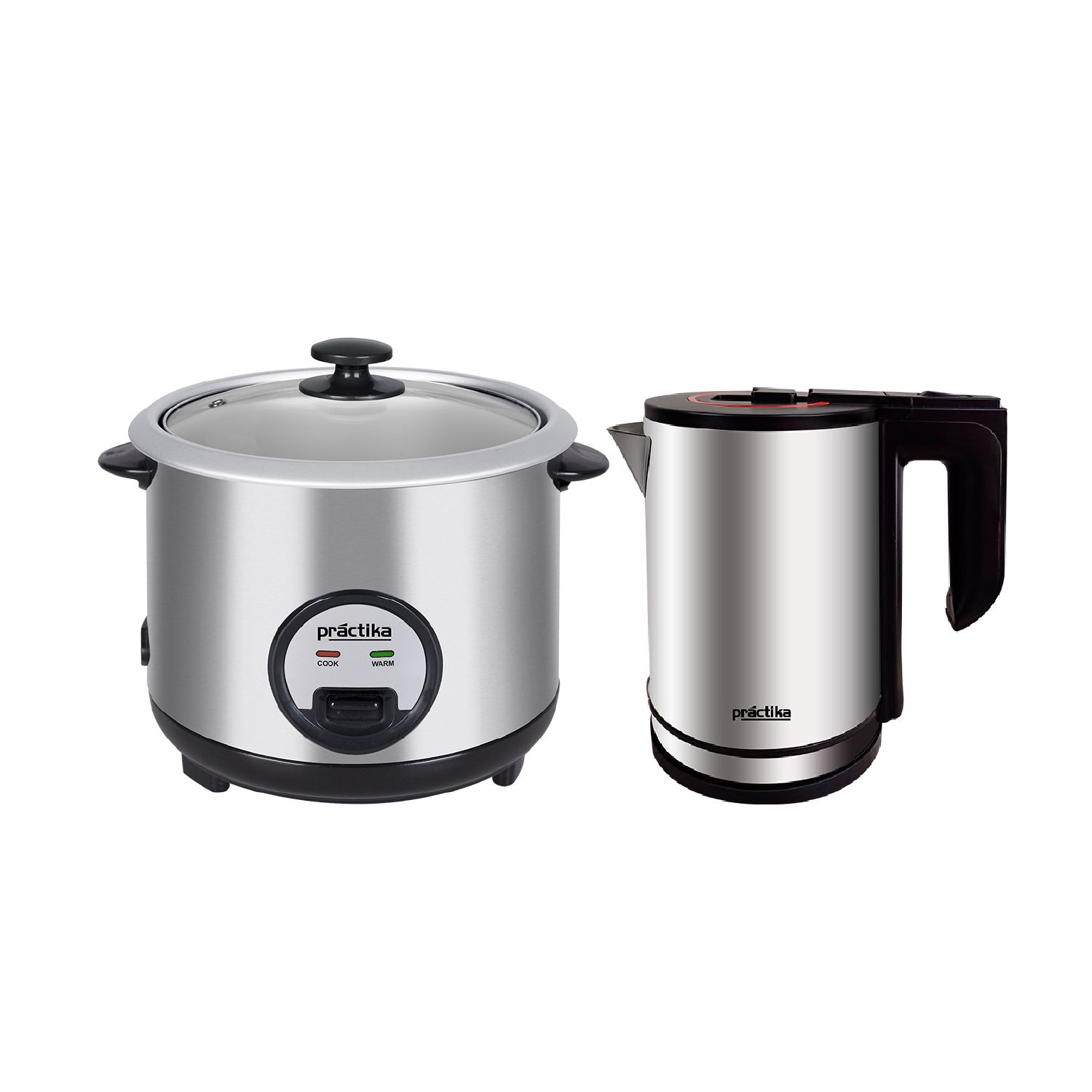 Combo Olla Arrocera Pom-1kII+ Hervidor Inox 18 Plus