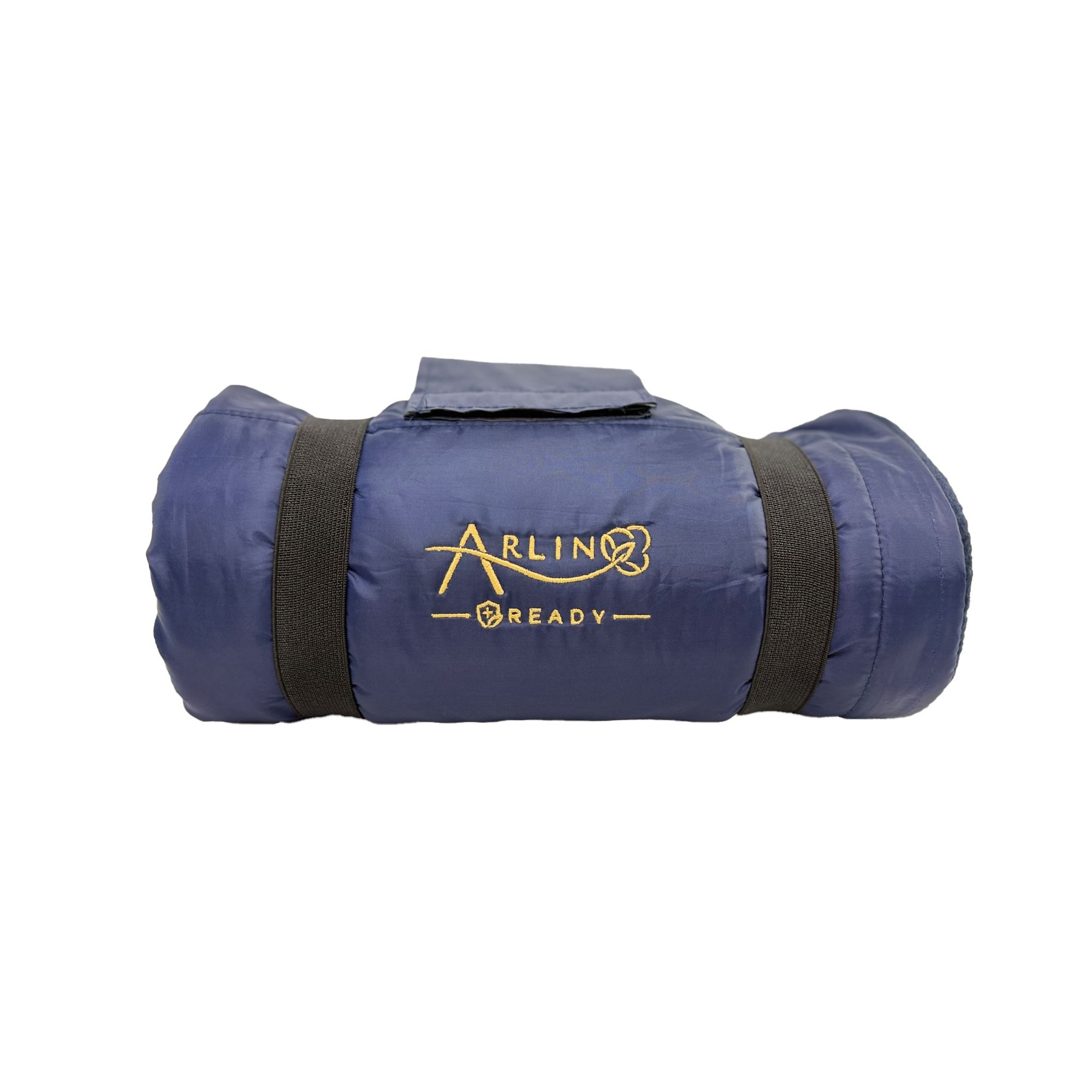 Manta Térmica Impermeable Con Cintas Reflectivas / Azul Marino Arlin
