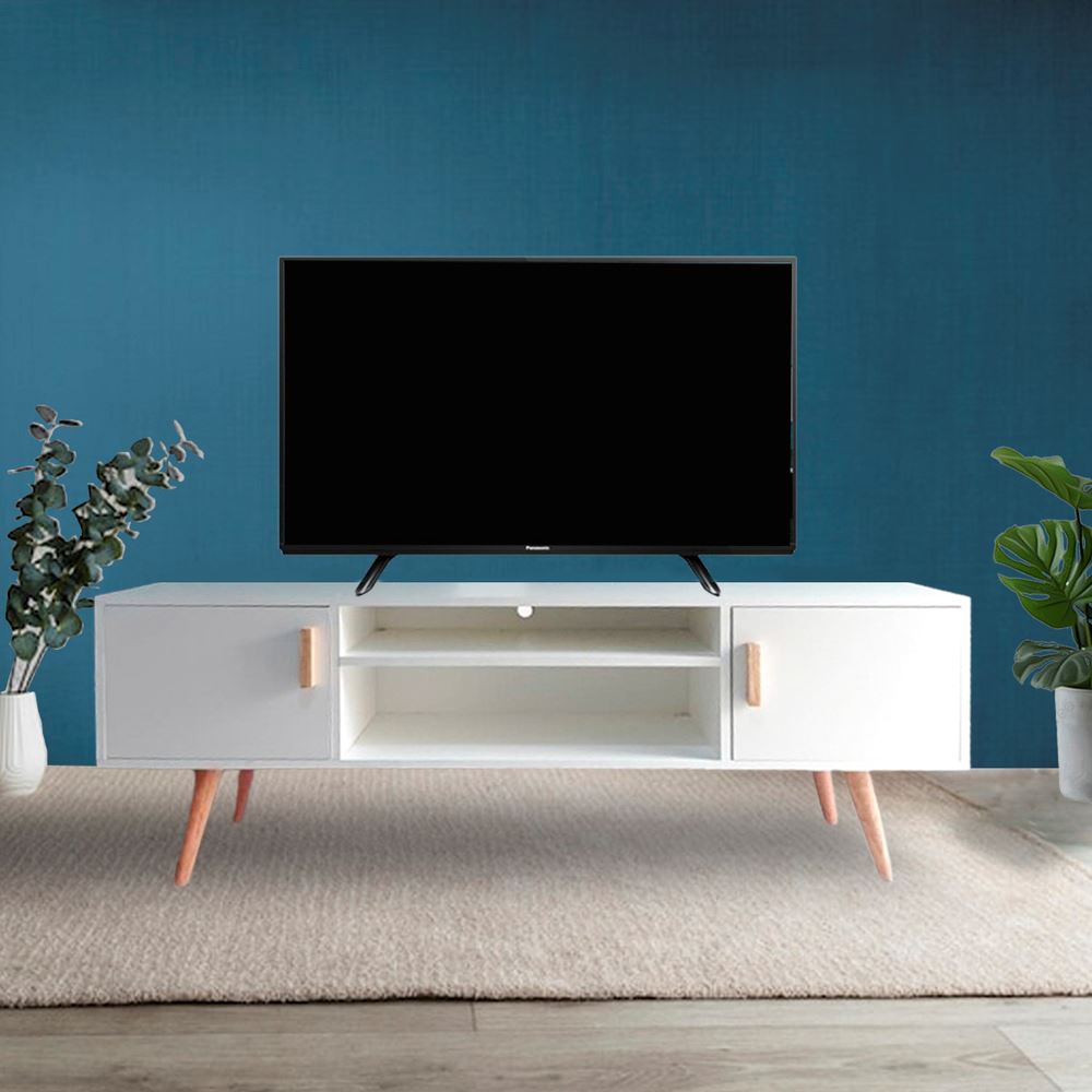 Mesa de TV Torres 50" Movenda Blanco