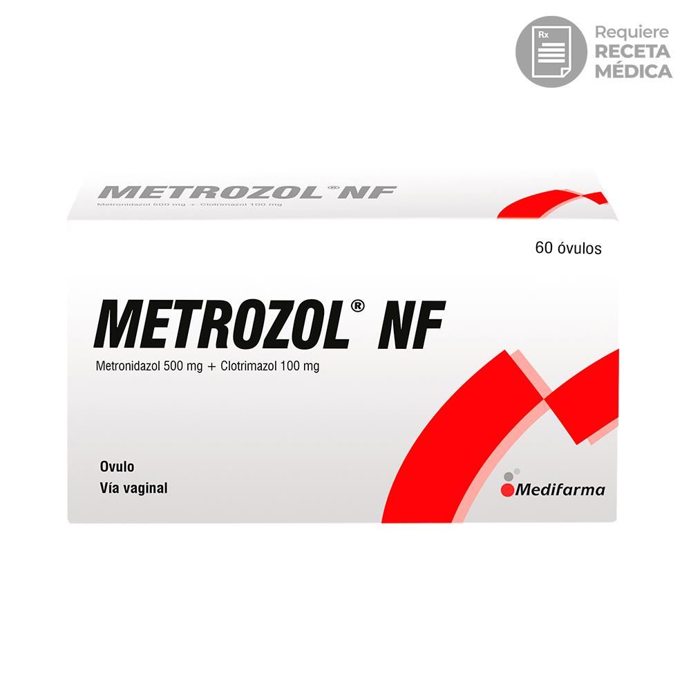 Metrozol NF 500 mg + 100 mg Óvulos