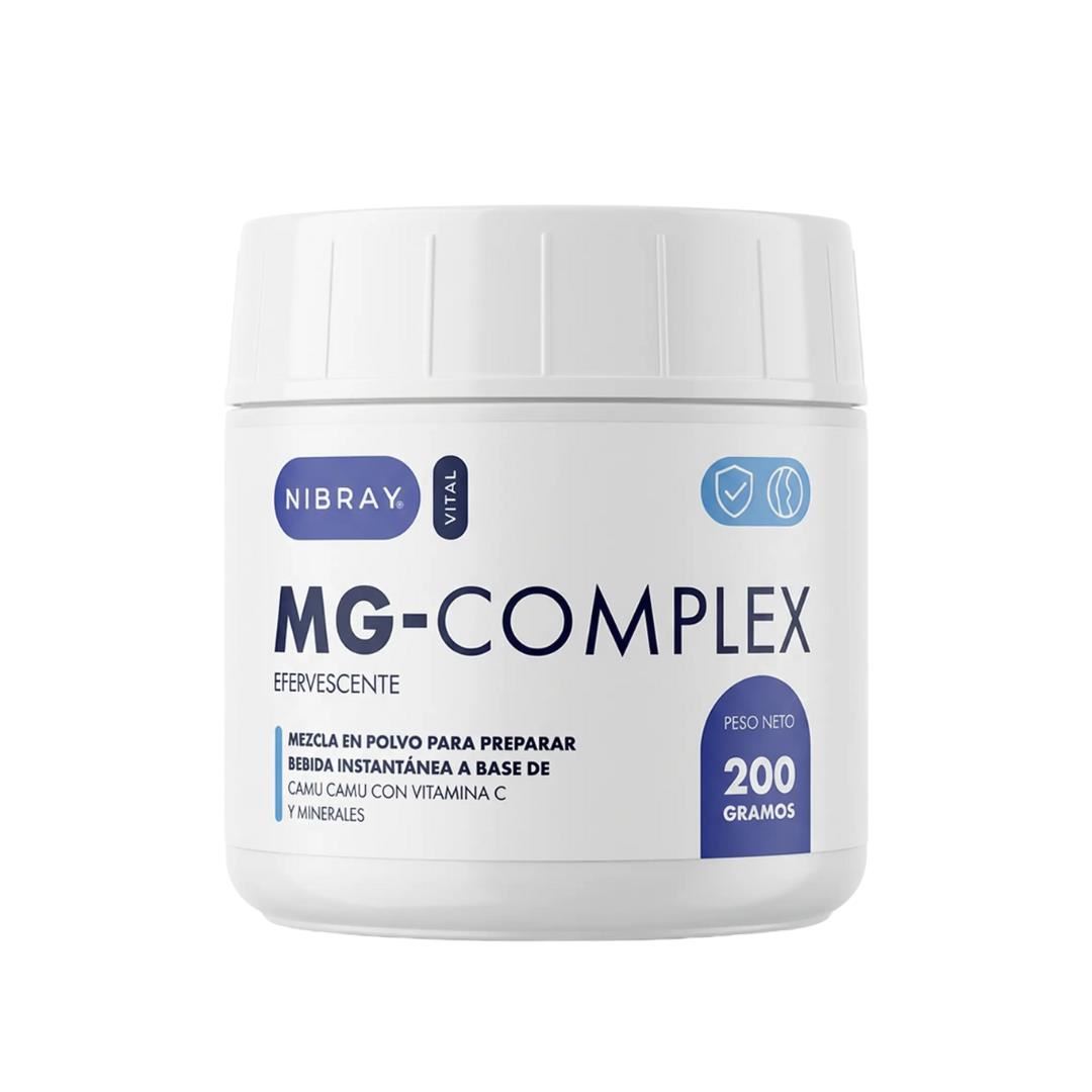 Cloruro de Magnesio Potasio Calcio y Vitamina C Efervescente Nibray