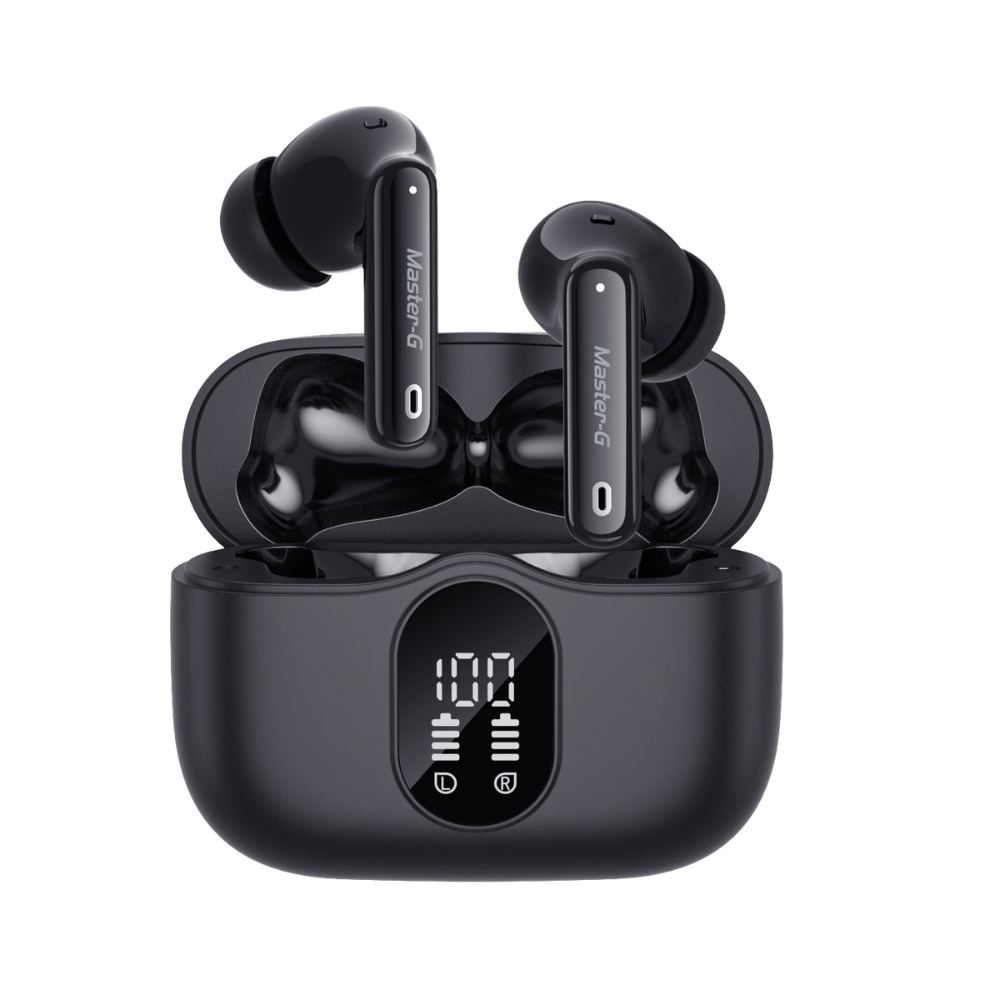 Audífonos Bluetooth Master-G con Cancelación de Ruido ANC Game Mode y App BUDS32B
