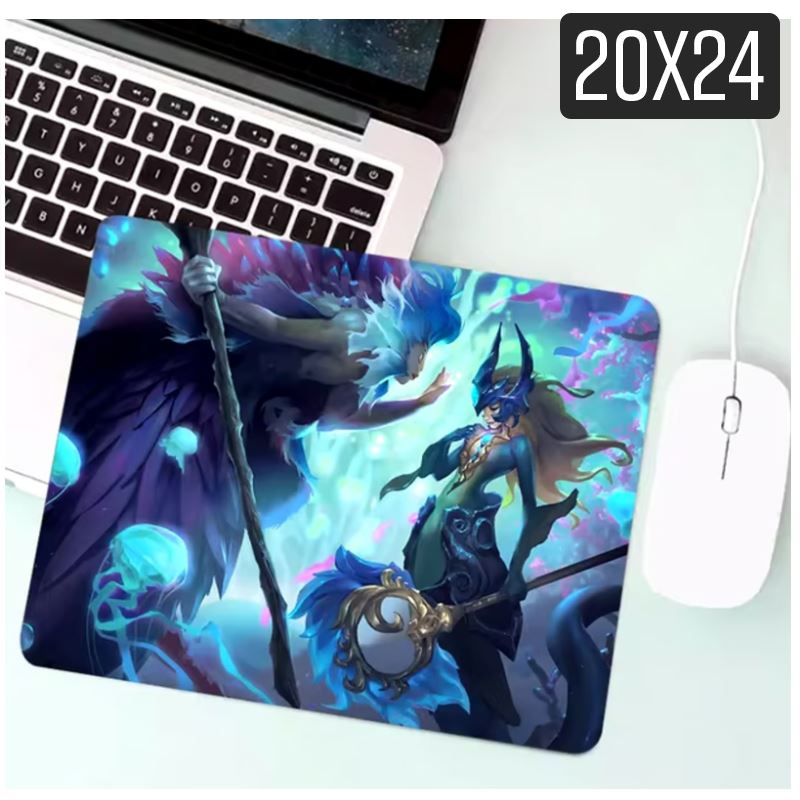 Mouse Pad Gamer Diseño Juegos Economico 20 x 24 CM