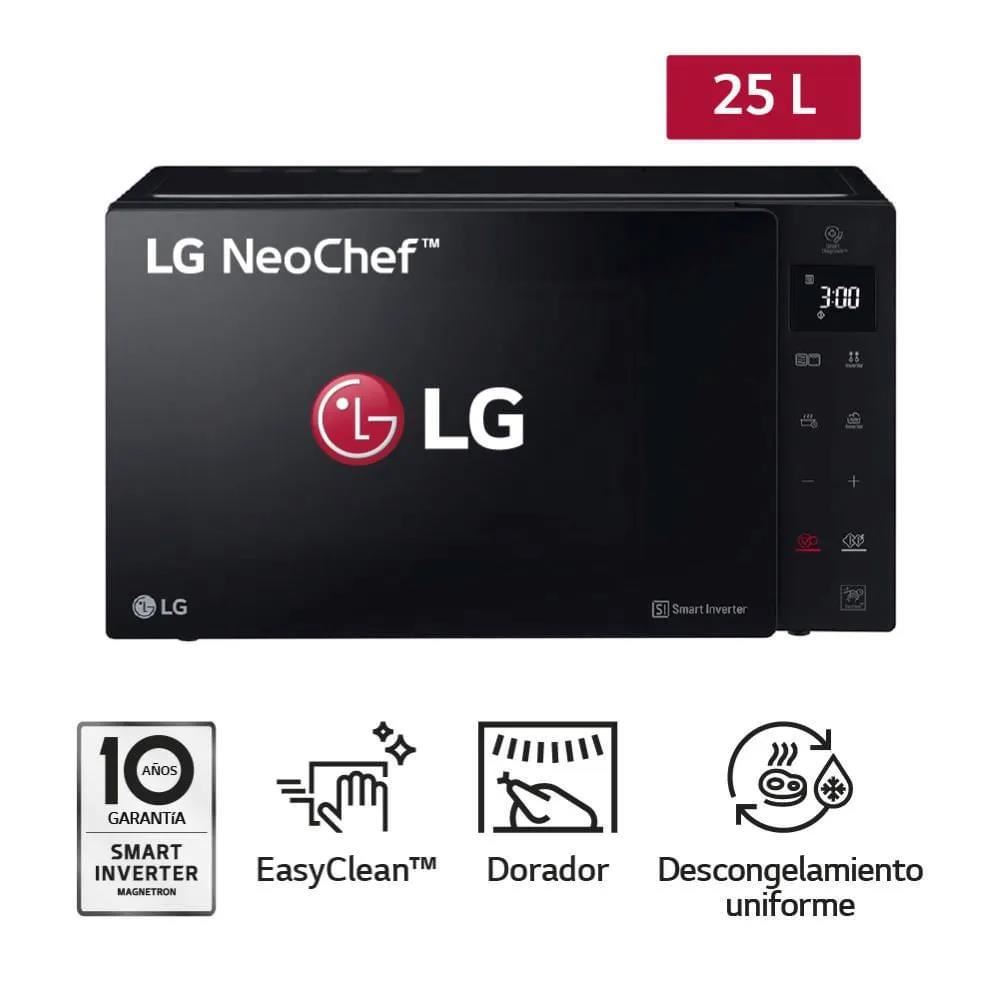 Horno Microondas LG NeoChef con Dorador 25 Litros - MH6536GIS