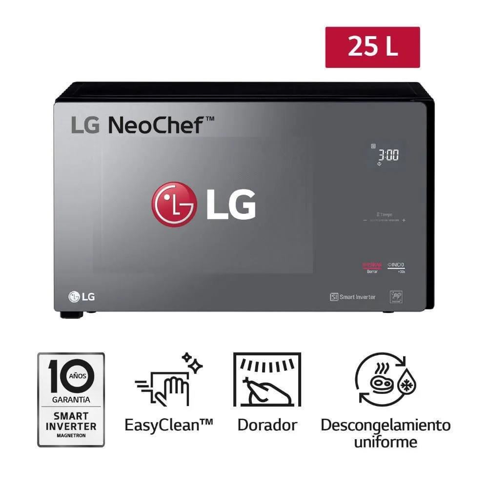 Horno Microondas LG con Dorador MH6596DIR 25LT