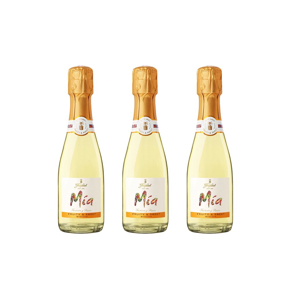 ESPUMANTE FREIXENET MIA Moscato Blanco 200 ML X 3 UNI