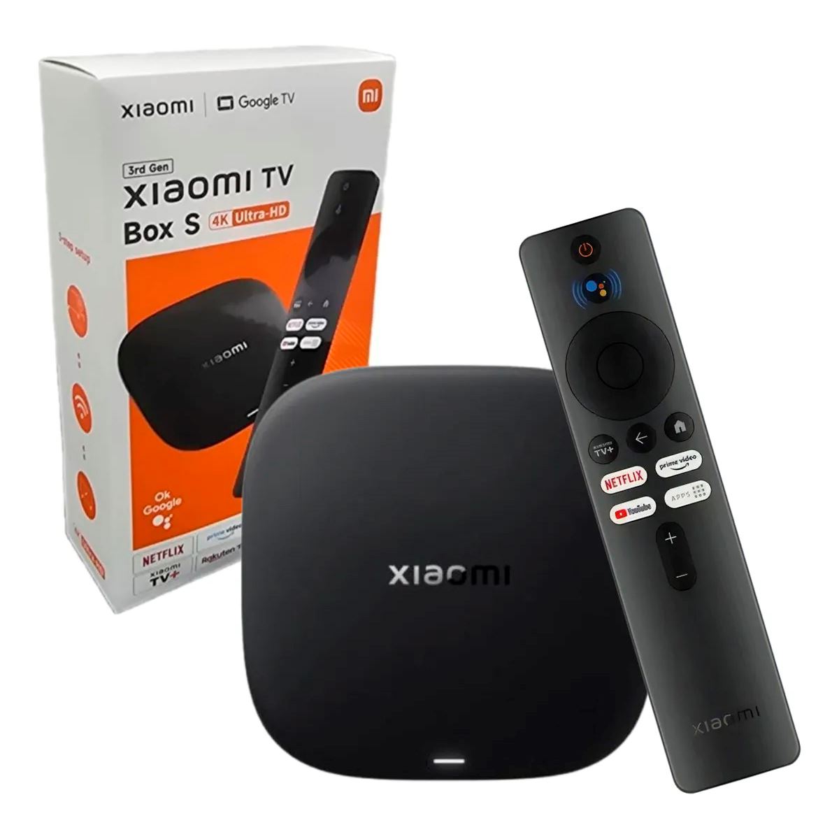 Xiaomi Mi TV Box S 4K de Tercera Generación 3rd Gen Negro