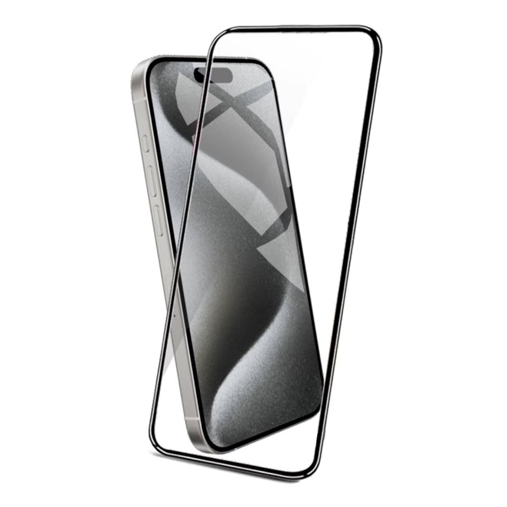 Protector de Pantalla para iPhone 15 Pro Transparente de Vidrio 10D