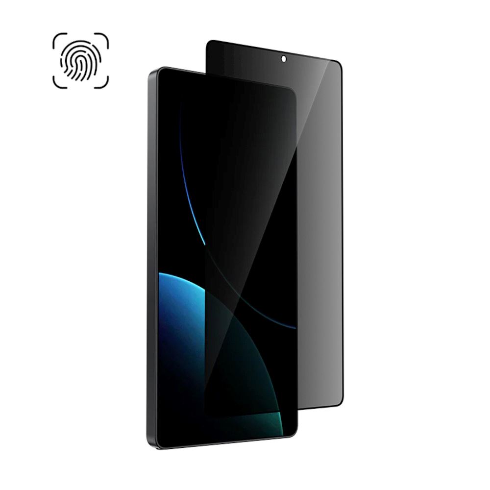 Protector de Pantalla para Samsung Galaxy S25 Ultra Anti Espía Lector de Huella Mica de Vidrio