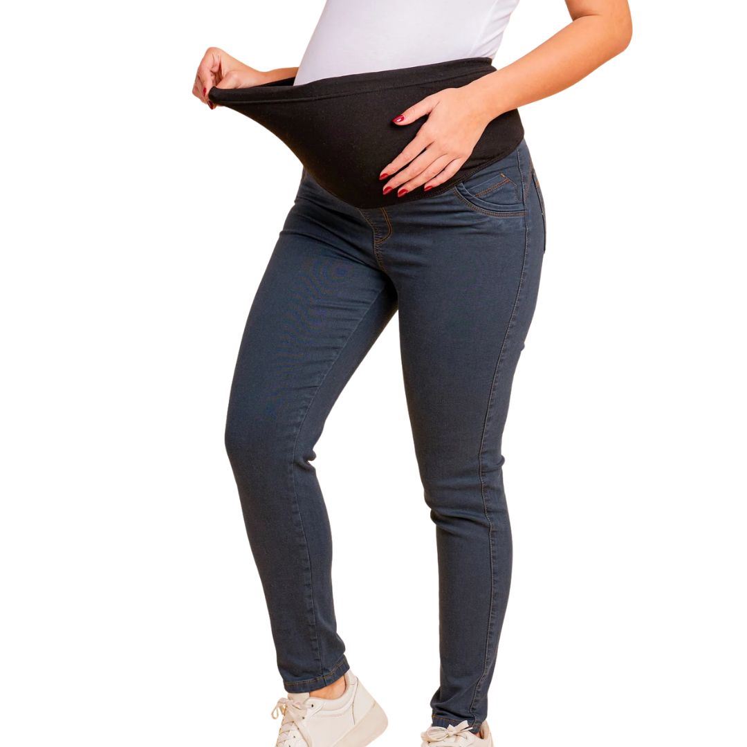Jeans de maternidad de embarazada modelo pitillo