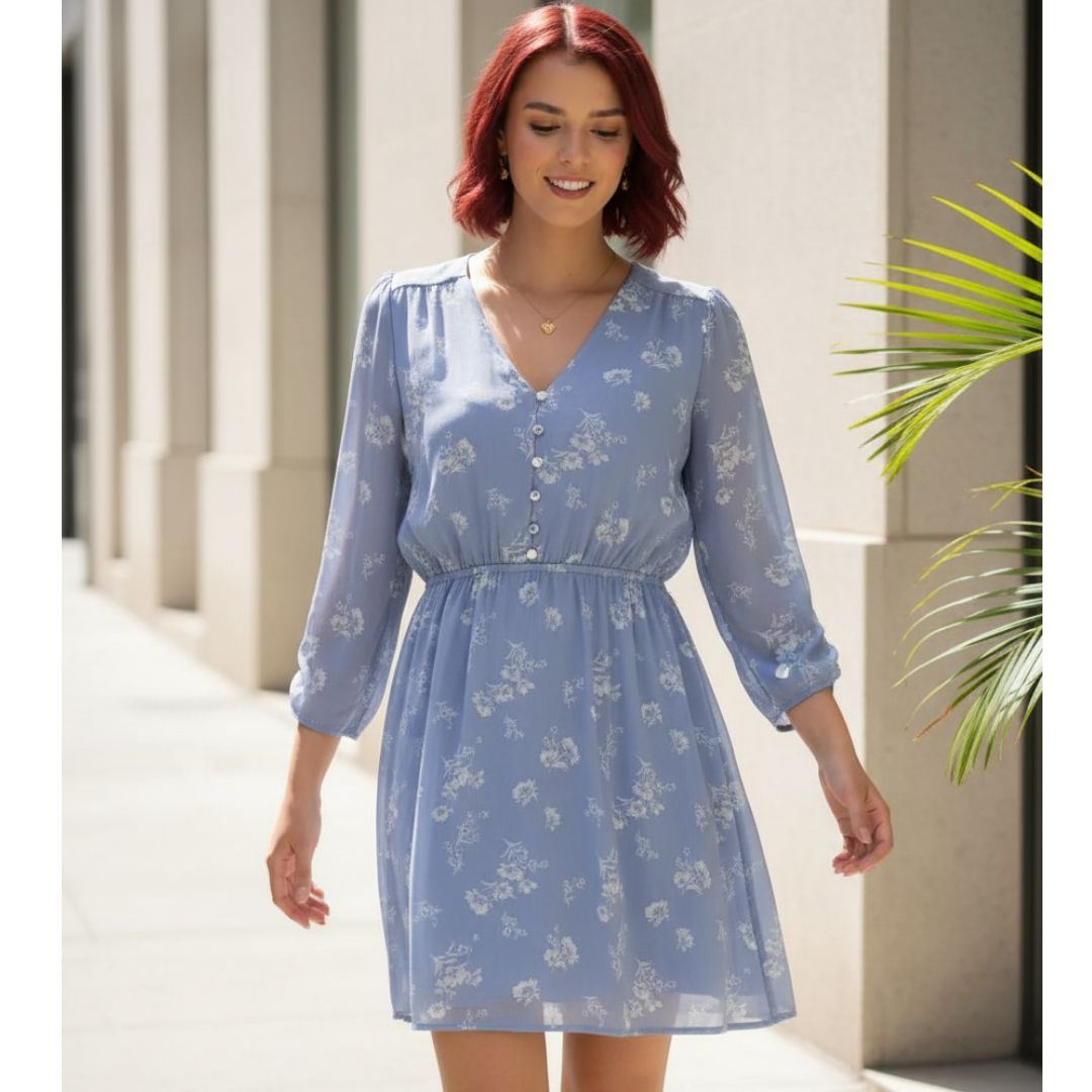 Vestido Femenino De Moda Con Diseño Exclusivo