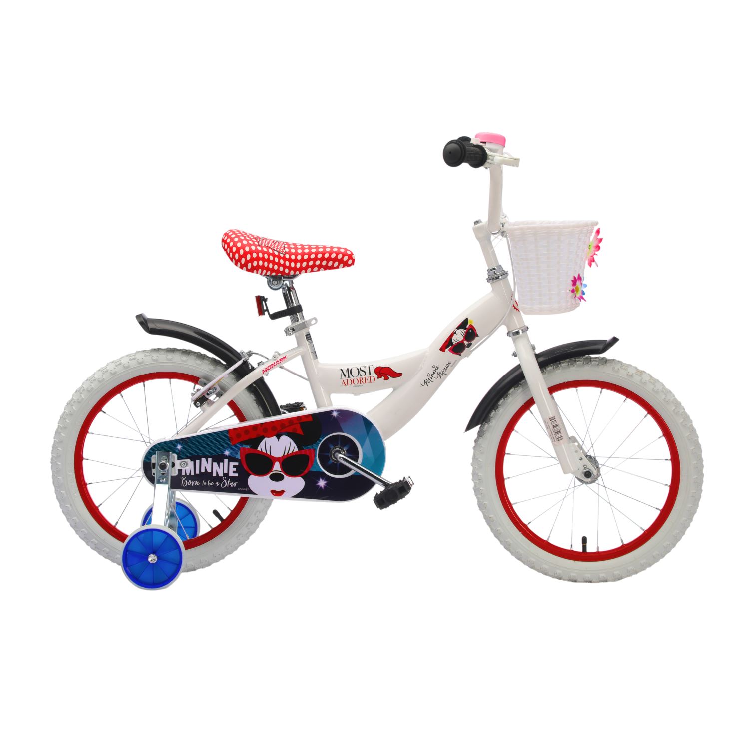 BICICLETA MONARK MINNIE ICONIC ARO 16 BLANCO